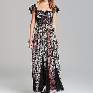 Free People Wild Hearts Printed Maxi Dress